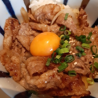 焼肉のタレで簡単！焼き肉丼